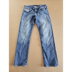 MAVI Jeans Mens 33x30 Blue Zach Straight Leg Cotton Polyester Denim